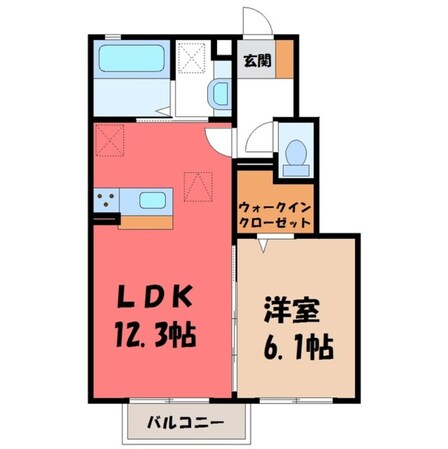 岡本駅 徒歩9分 1階の物件間取画像